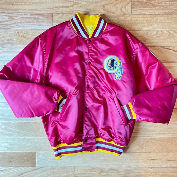 SOLD - Vintage Washington Redskins NFL Starter Pro Line Satin Jacket Size XL - Picture 1 of 12
